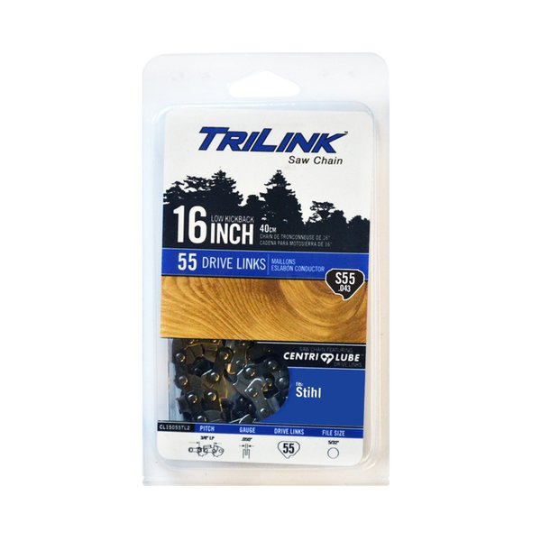 Trilink 3/8 LP Semi-Chisel .043 55DL for Stihl 017 R55 - 90PX; CL14355TL2